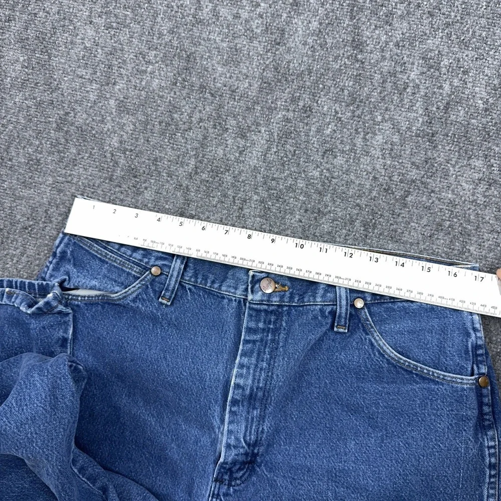 Wrangler Cowboy Cut Jeans Men 36x32 FITS 34x32 Original‎ Fit 100% Cotton 13MWZPW